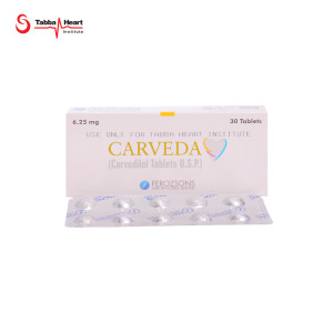 Carveda Tablets 6.25 mg
